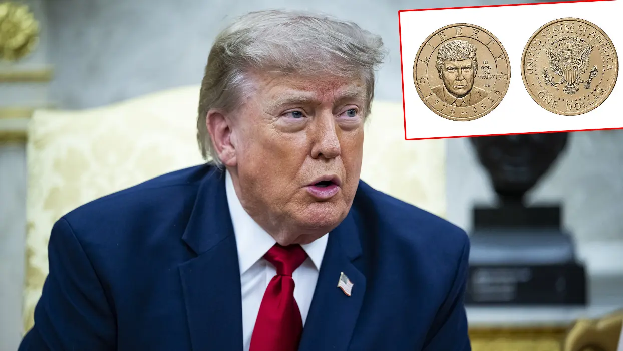 ABD'nin 250. yılına özel altın para! Trump'ın portresi basılacak