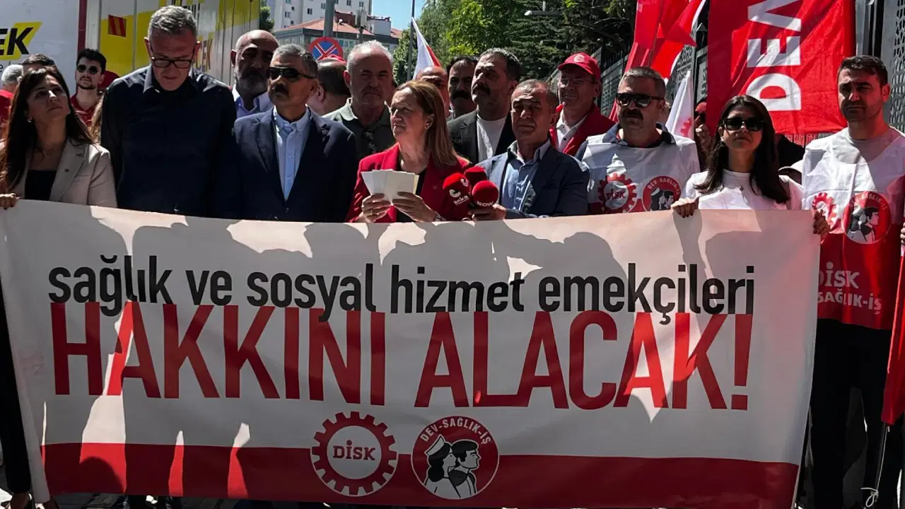 DİSK Genel Başkanı Arzu Çerkezoğlu: 'Sağlık ve sosyal hizmet iş kolunda barajı aştık'