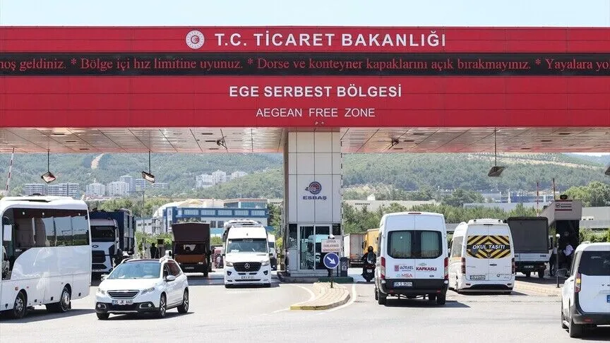Serbest bölgelerde 6 ayda yapılan ticaretin yaklaşık yarısını ihracat oluşturdu