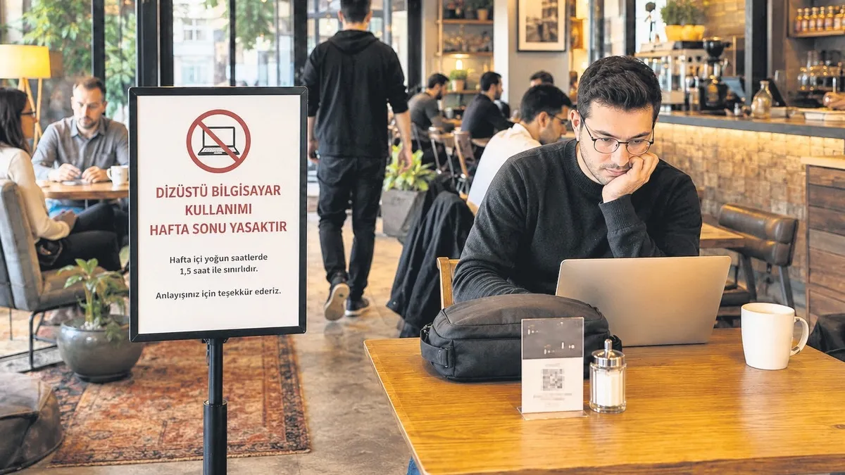 Kafelerde yeni dönem: İstanbul ve Ankara'da laptop yasağı ve süreli wi-fi kullanımı başladı