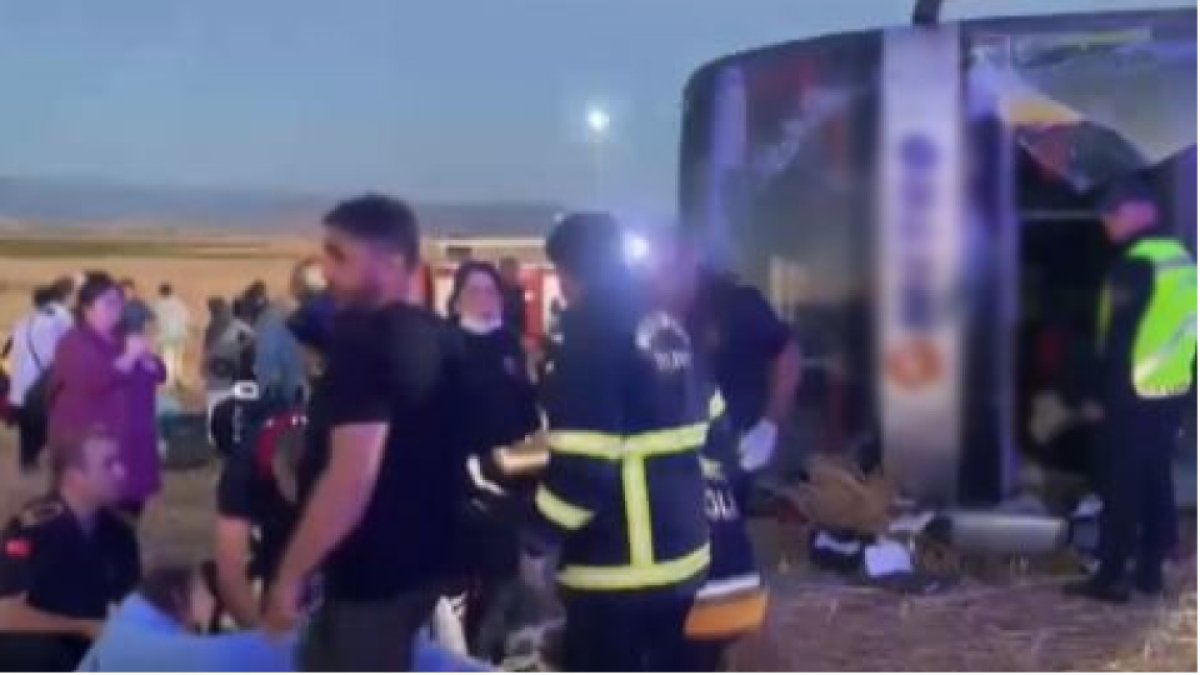 Amasya'da feci kaza! 46 yaralı