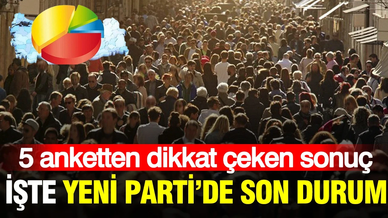 5 anketten dikkat çeken sonuç: Özgür Özel'in yeni partisinde son durum ne?