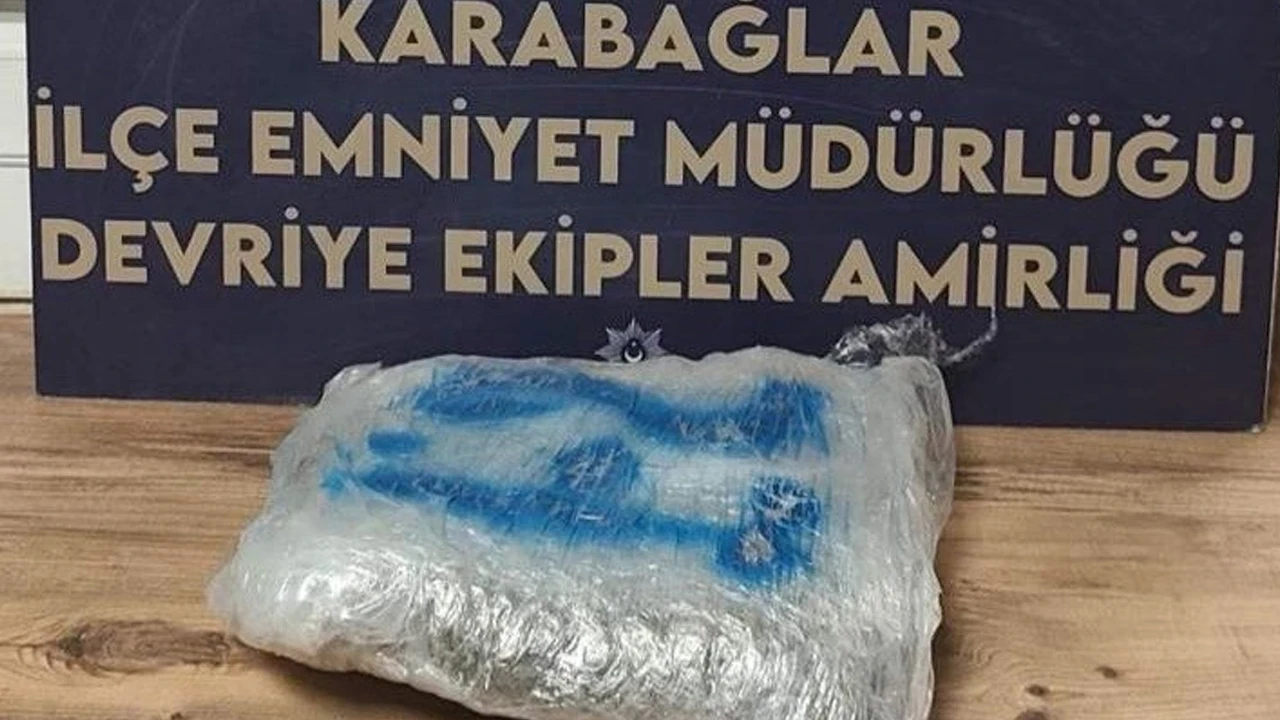 Motosikletli uyuşturucu zanlısı kovalamacayla yakalandı