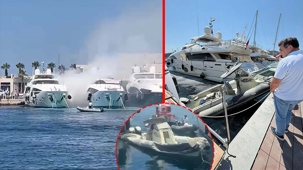 Muğla’da panik anları! 8 metrelik lastik botta korkutan patlama: Yaralı var!