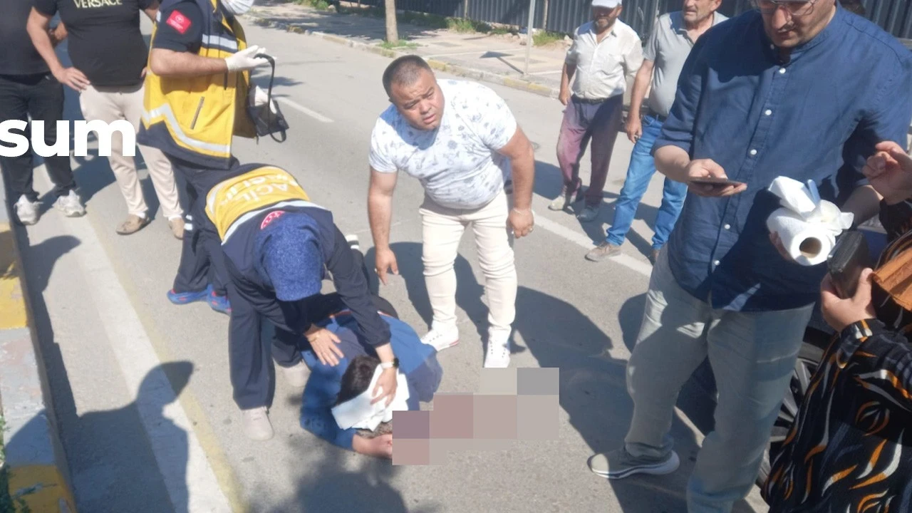 Aksaray'da kaza! Sağlıkçı refleksi hayat kurtardı