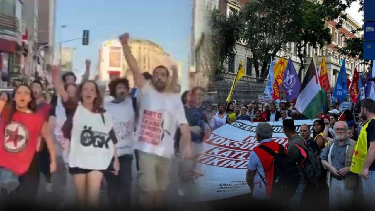 Ankara'da NATO Zirvesi İstanbul'da protesto