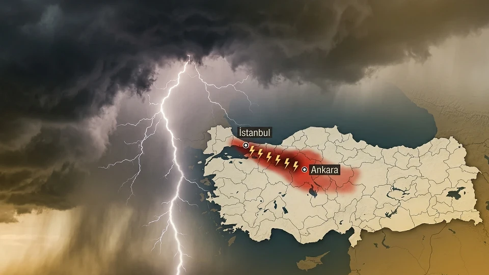 Meteoroloji tarih verdi! Önce İstanbul sonra Ankara'da gök gürültülü sağanak etkili olacak | GÜNDEM HABERLERİ