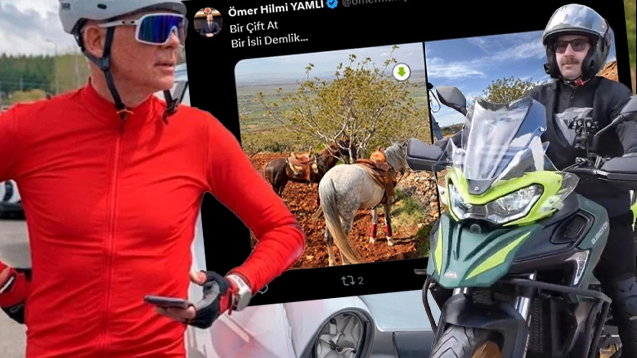 Ardahan'ın yeni valisi de sporcu çıktı! Şehirde motosiklet turu yapıyor, bir de atları seviyormuş