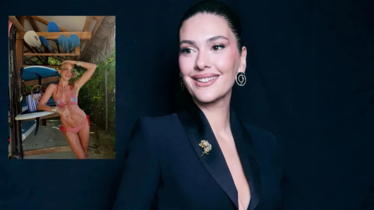 Bergüzar Korel'den Burcu Esmersoy'a: Sana bakmaktan bikiniyi göremiyoruz