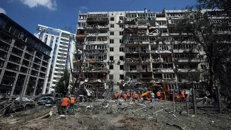 Ukrayna: Kiev’e yapılan saldırıda hayatını kaybedenlerin sayısı 30'a yükseldi