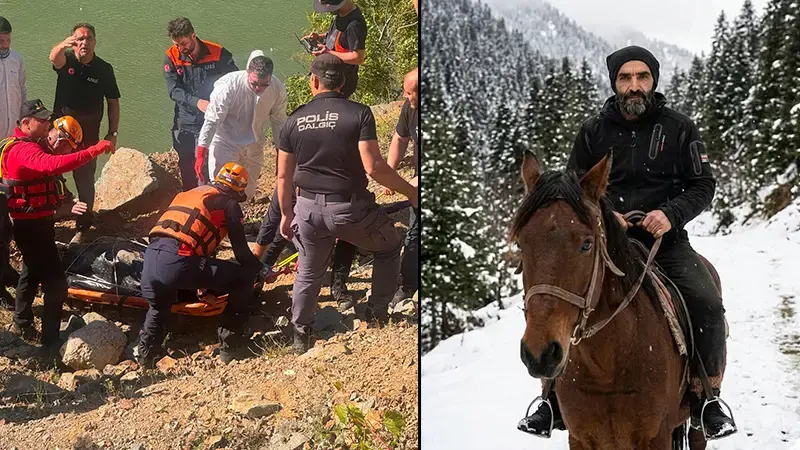Dereye düşen kamyonette kaybolan oğlunun cansız bedenine ulaşıldı; baba aranıyor