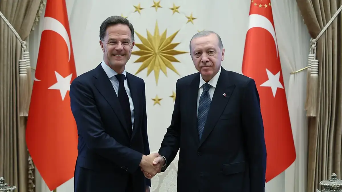 Cumhurbaşkanı Erdoğan, NATO Genel Sekreteri Rutte'yi kabul etti