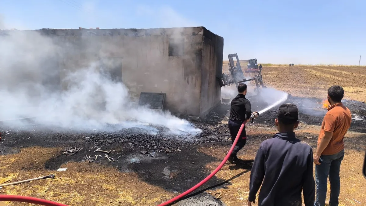 Mardin'de 4 ilçede peş peşe yangın paniği! Alevler kontrol altına alındı