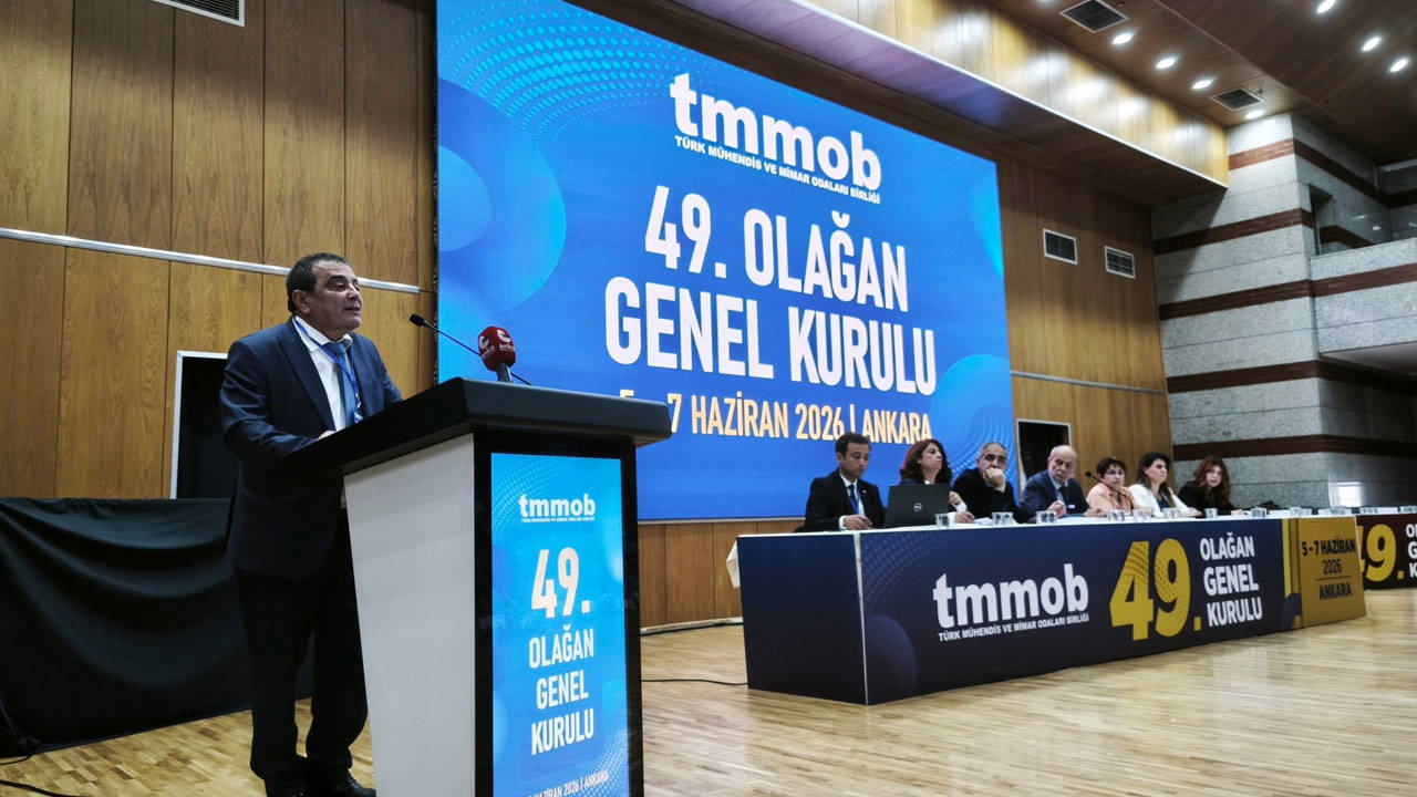 Emin Koramaz TMMOB 49 Olağan Kurulu'nda konuştu