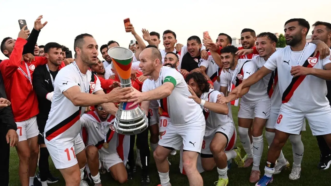 KKTC A Milli Futbol Takımı, CONIFA Turnuvası'nda Avrupa şampiyonu oldu