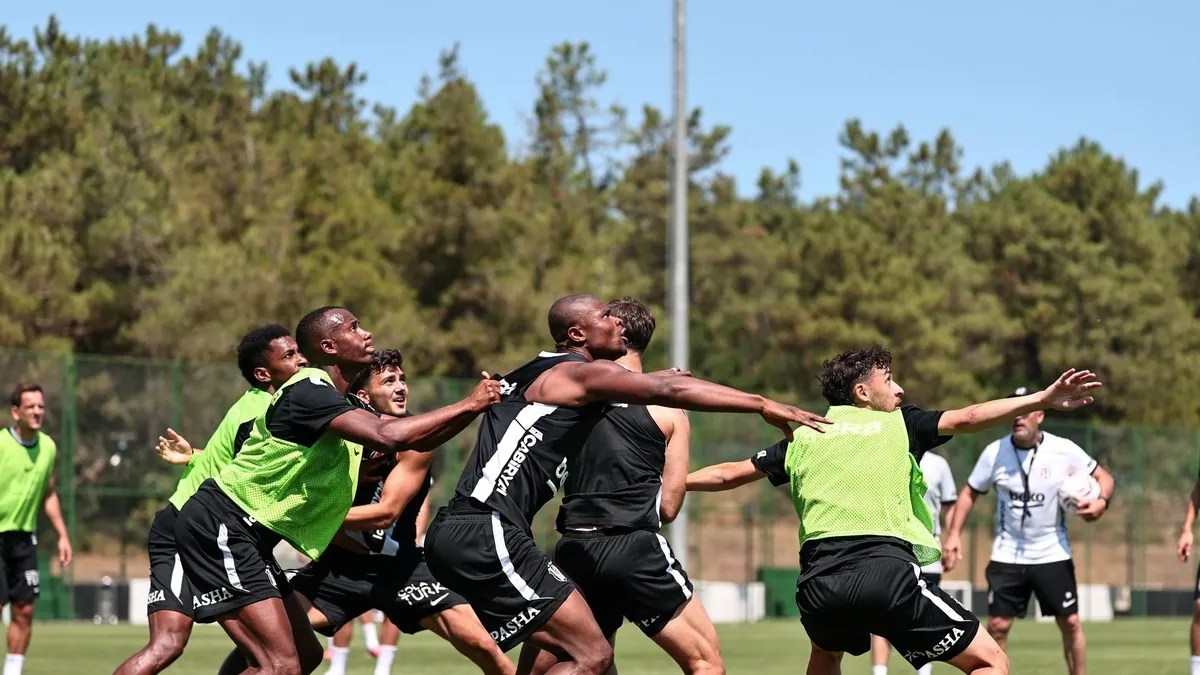 Beşiktaş, Midtjylland maçının hazırlıklarını sürdürdü!