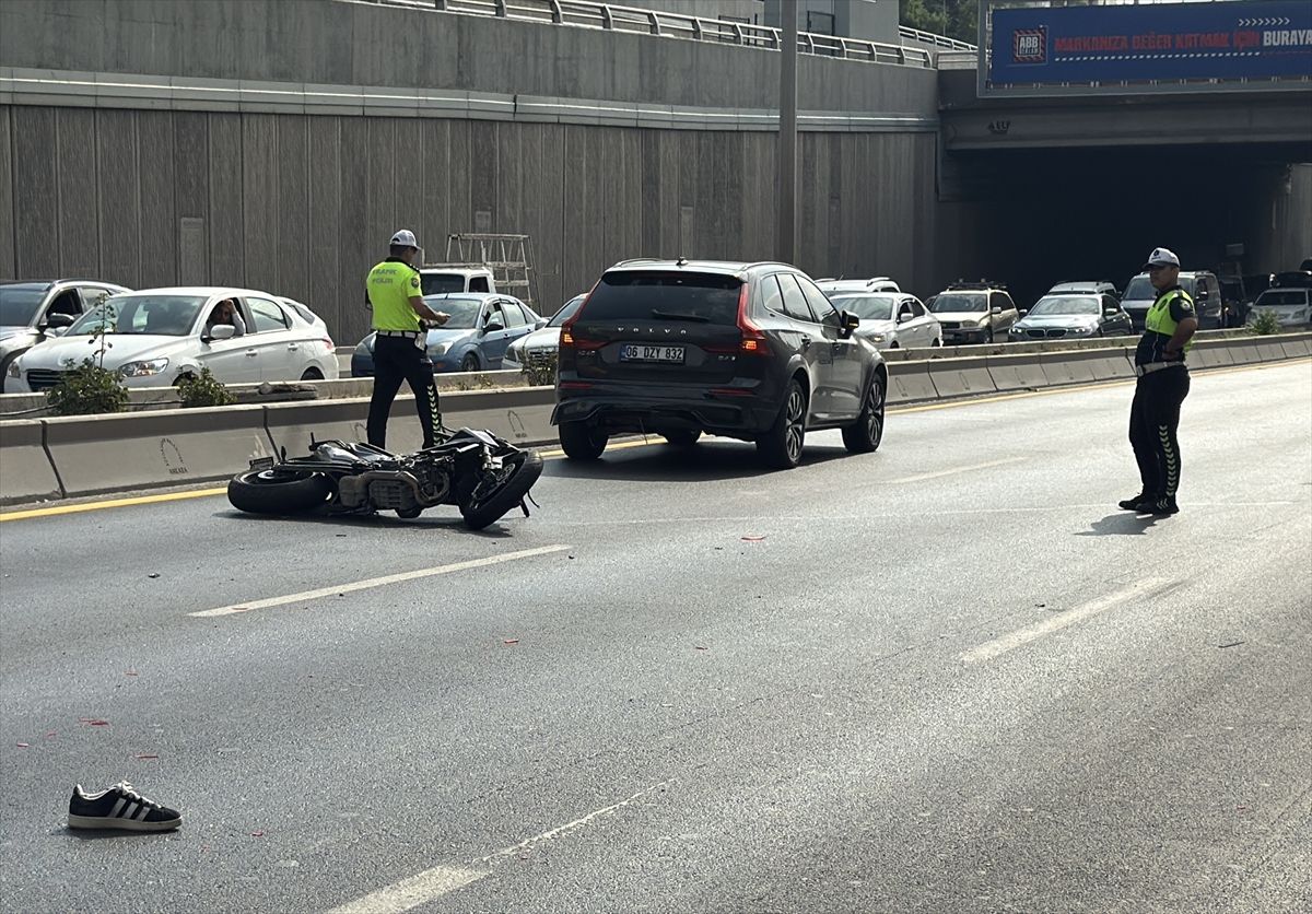 Ankara'daki trafik kazasında motosiklet sürücüsü hayatını kaybetti