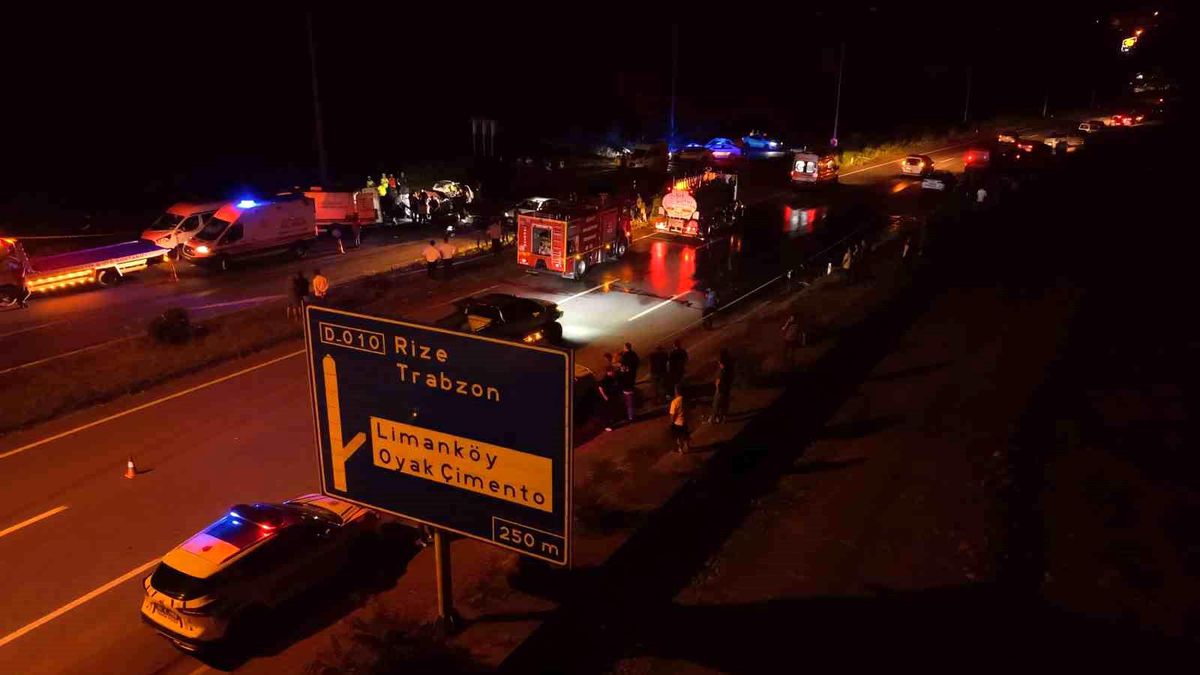 Rize'de Feci Kaza: 3 Ölü, 4 Yaralı