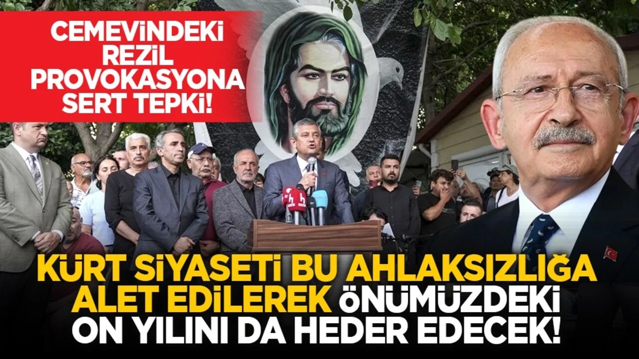 Cemevindeki rezil provokasyona sert tepki! “Kürt Siyaseti bu ahlaksızlığa alet edilerek önümüzdeki on yılını da heder edecek!”