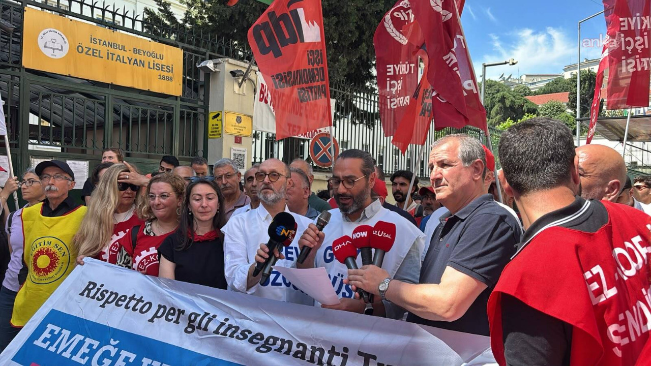 Özel İtalyan Lisesi'ndeki grev 123 gün sonra sona erdi