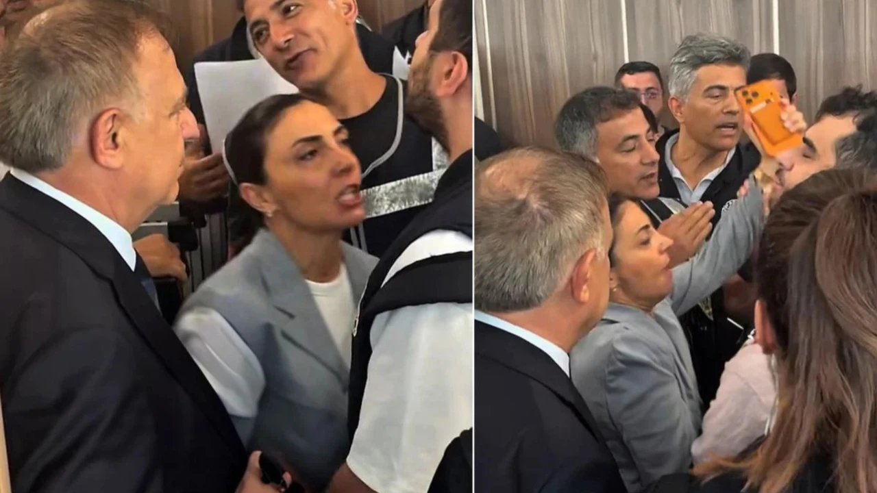 Bozbey'in davası öncesi tansiyon yükseldi! Milletvekili ile polis arasında arbede