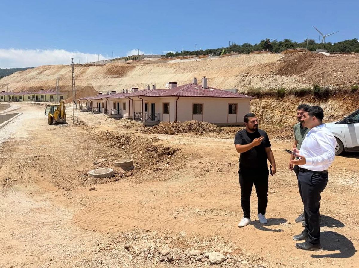 Şenköy'de afet konutları tamamlanma aşamasına geldi