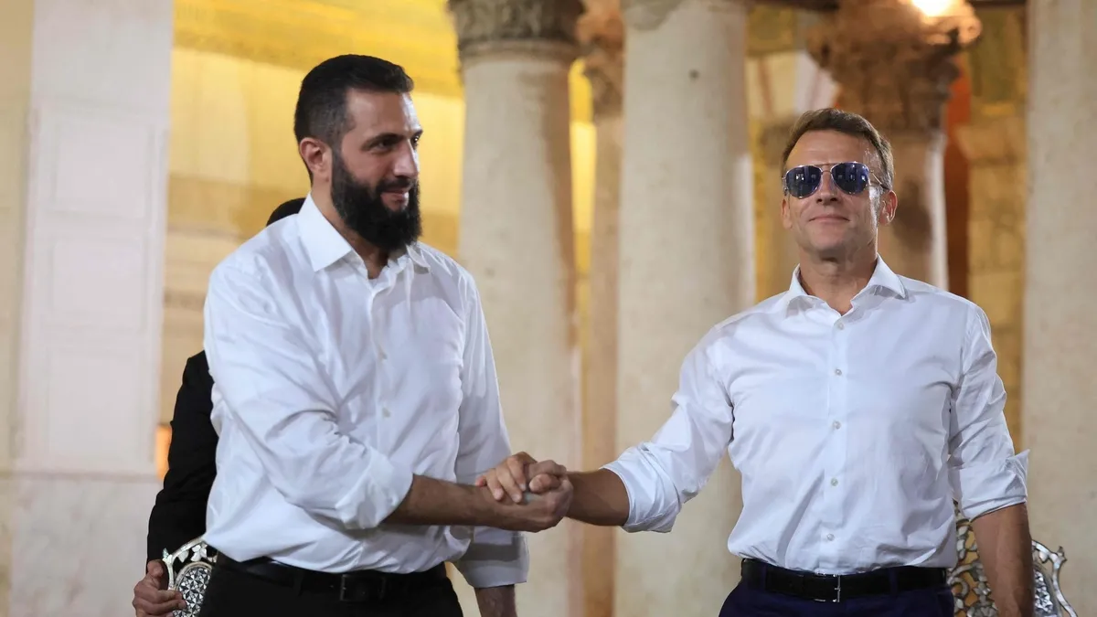 Macron'dan NATO öncesi Şam ziyareti! Şara'ya destek mesajı