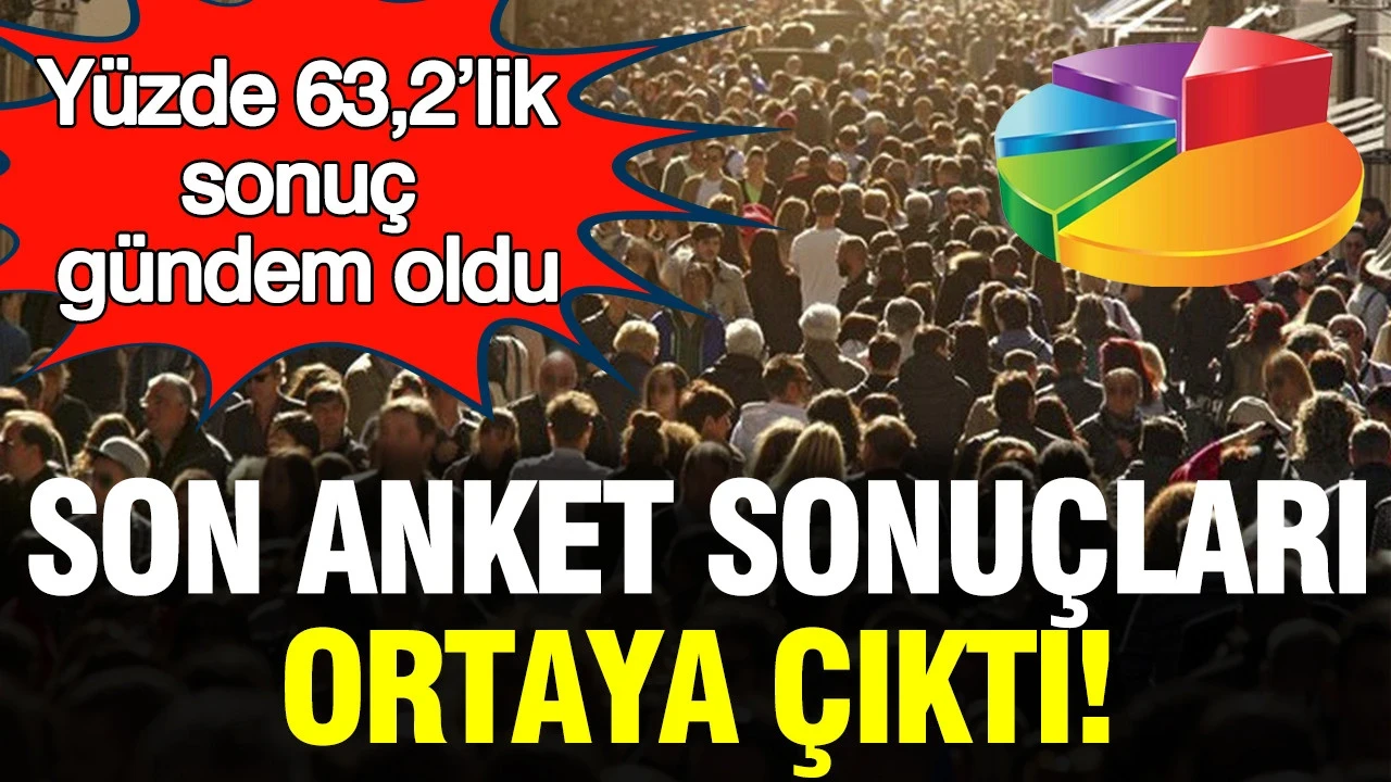 Son anket GENAR'dan: Yüzde 63,2’lik sonuç gündem oldu