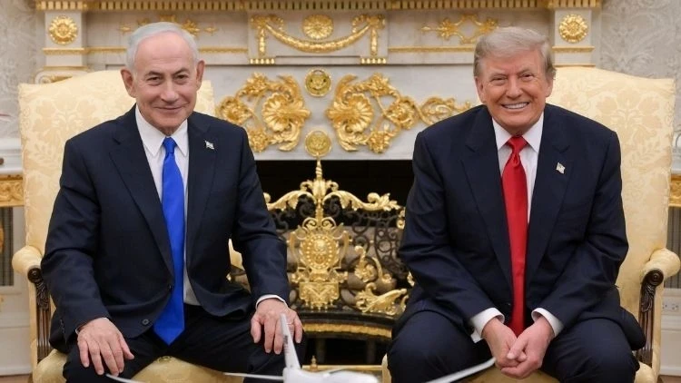 Trump, Netanyahu ile Beyaz Saray'da görüştü
