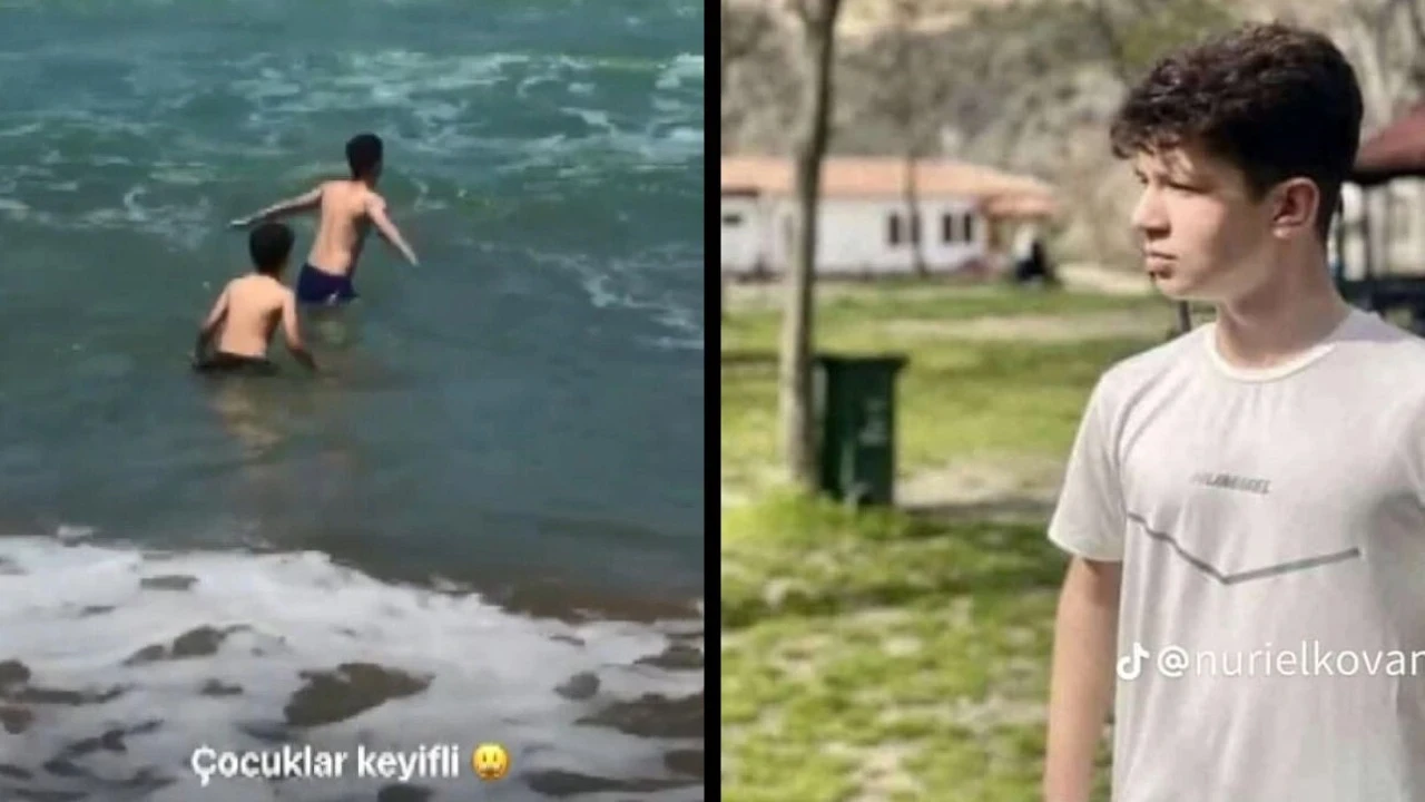Denize giren çocuk kurtarılamadı: Son görüntüleri ortaya çıktı