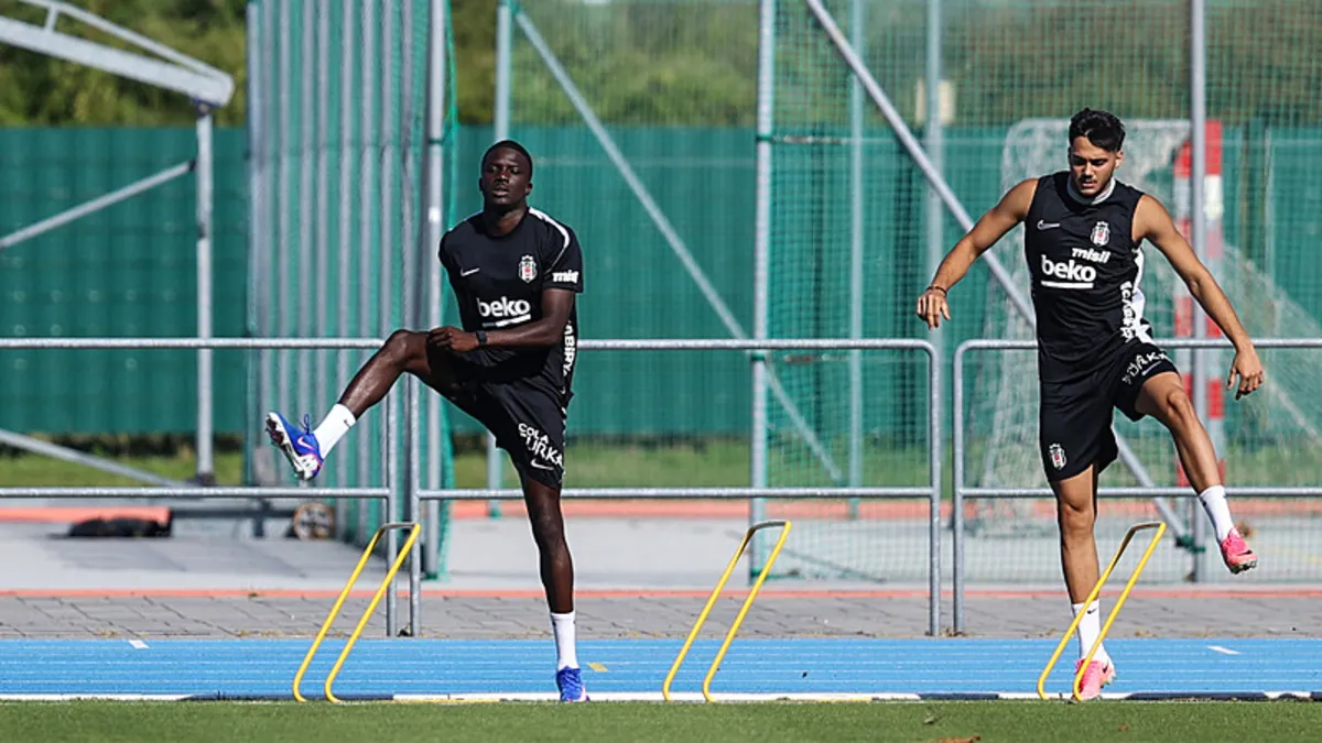 Beşiktaş'ta Kassoum Ouattara ilk antrenmanına çıktı!