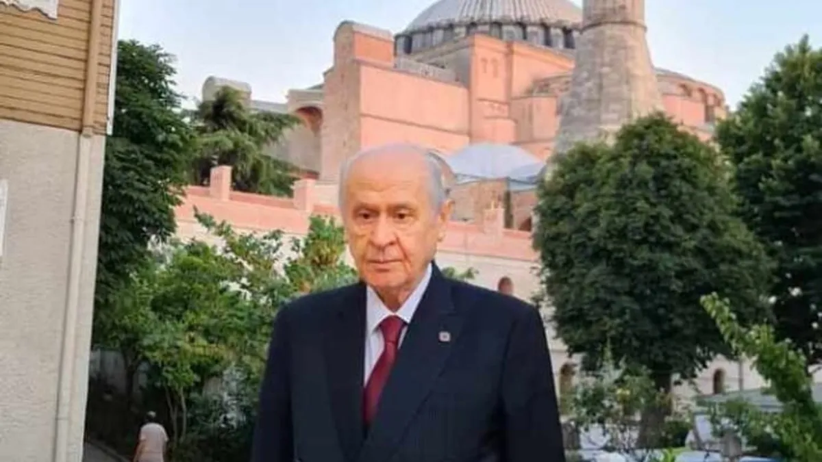 MHP Lideri Devlet Bahçeli'den Ayasofya mesajı