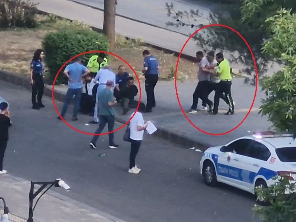 Diyarbakır'da adliye binasını görüntüleyen kişiler polise saldırdı