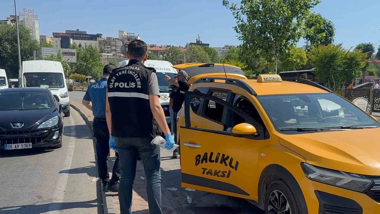 Gaziantep’te taksi durağı önünde bıçaklı kavga