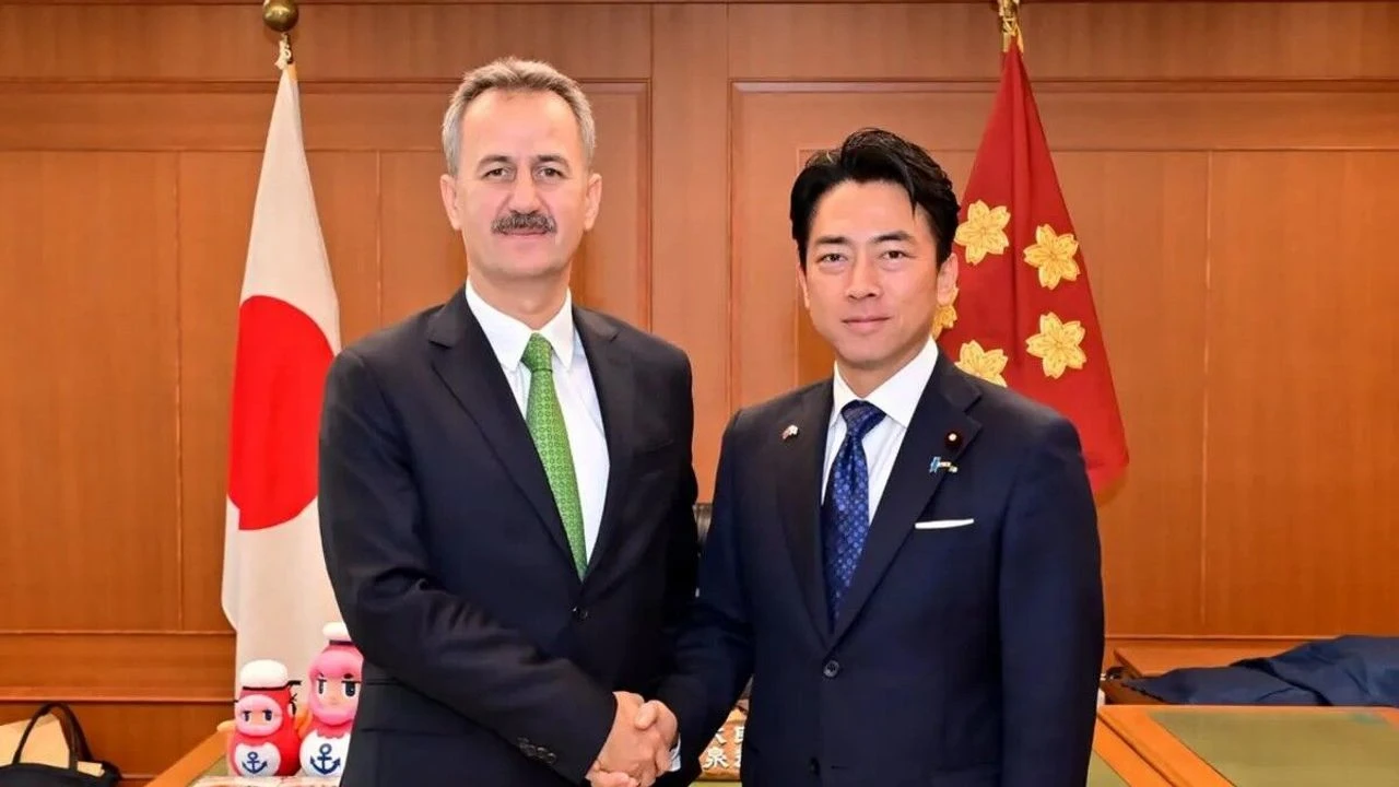 Savunma Sanayii Başkanı Haluk Görgün ile görüşen Japonya Savunma Bakanı Koizumi Şinciro'dan İHA sözleri