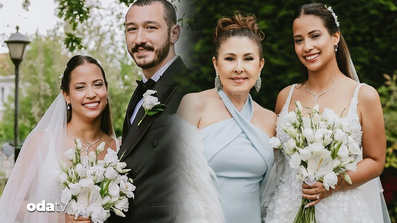 Nilüfer ve Reha Muhtar'ın kızı Ayşe Nazlı evlendi