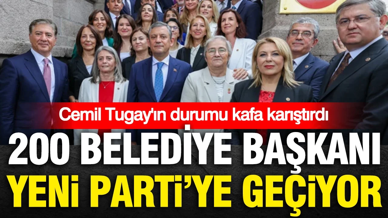 Özgür Özel açıkladı: Cemil Tugay'ın durumu belli değil, 200'den fazla belediye YENİ Parti'ye geçiyor