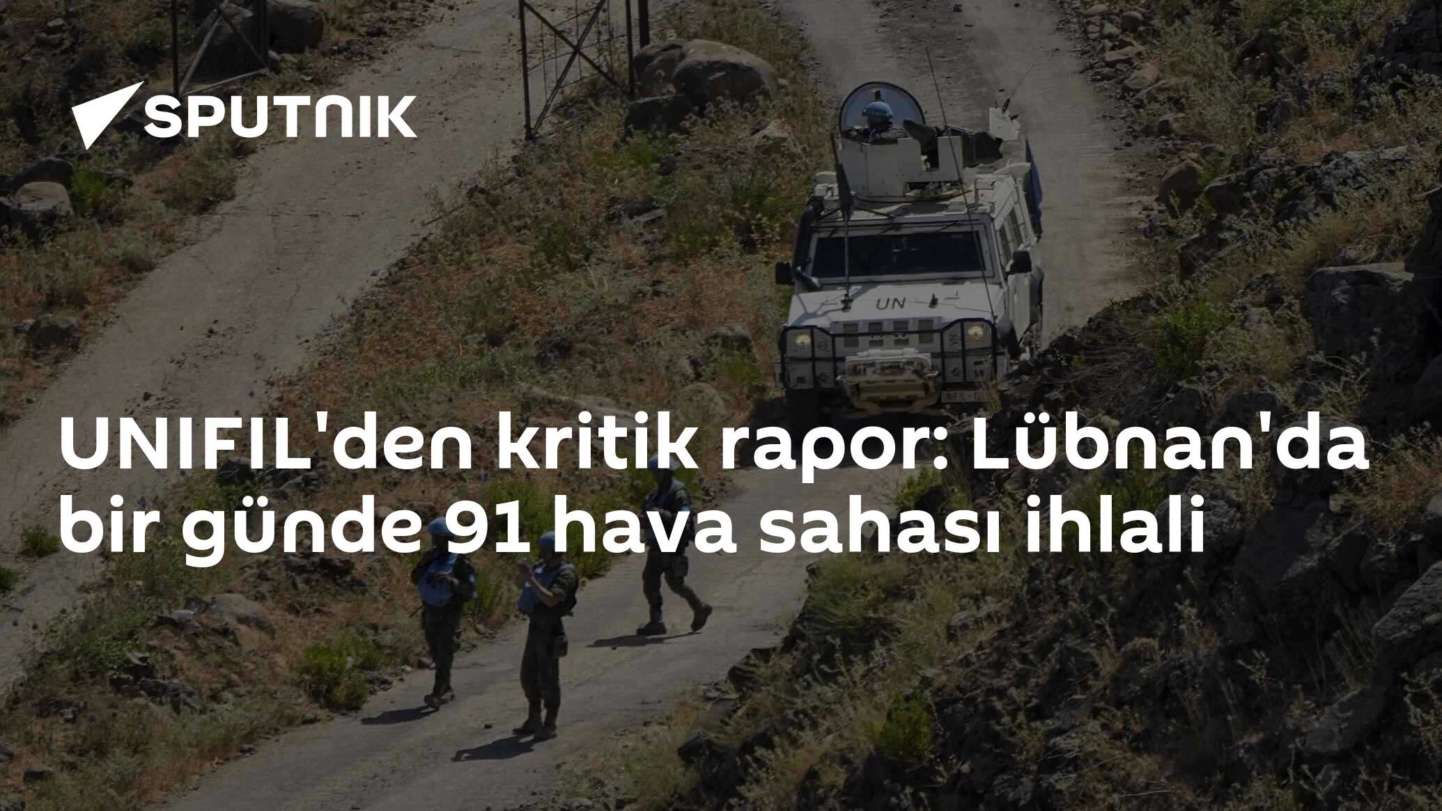 UNIFIL'den kritik rapor: Lübnan'da bir günde 91 hava sahası ihlali