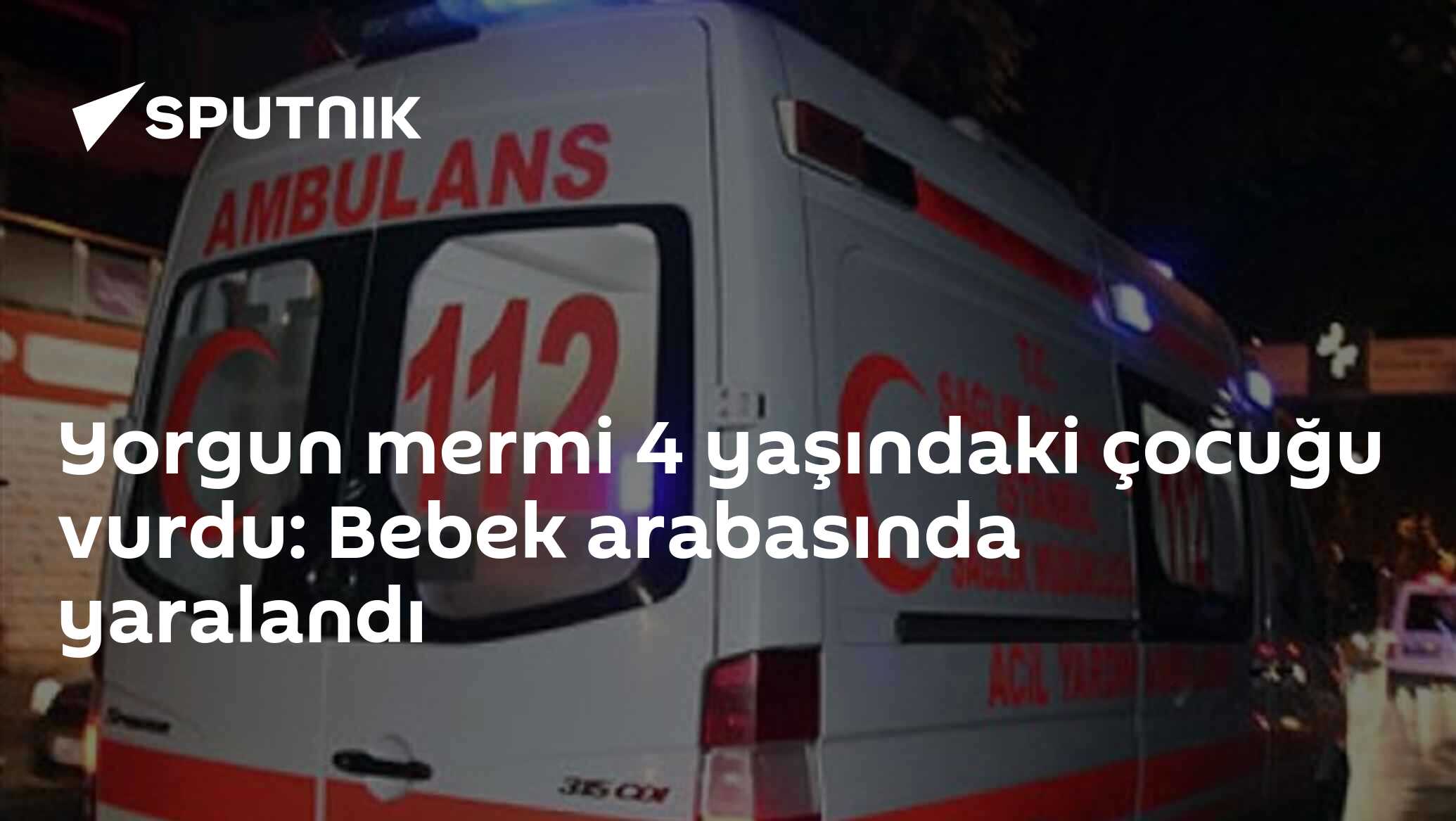 Yorgun mermi 4 yaşındaki çocuğu vurdu: Bebek arabasında yaralandı