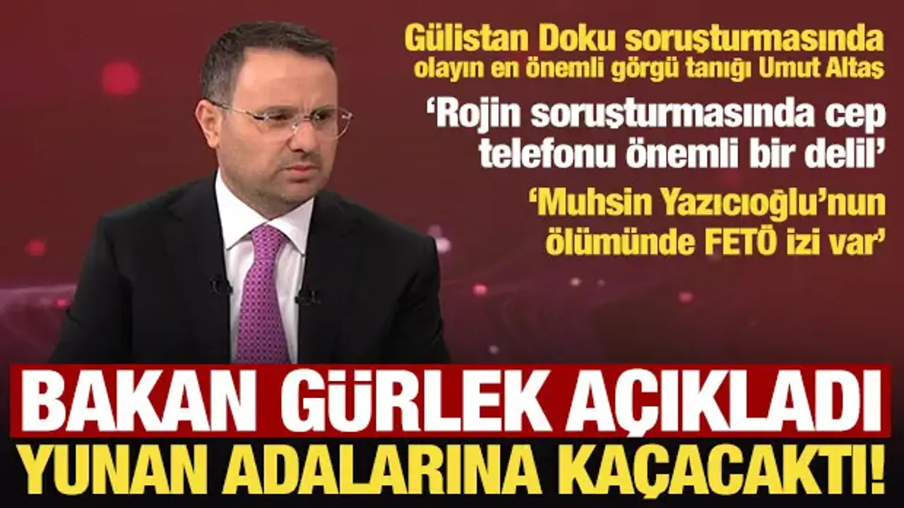 Adalet Bakanı Gürlek'ten Haluk Levent açıklaması: Yunan adalarına kaçacaktı