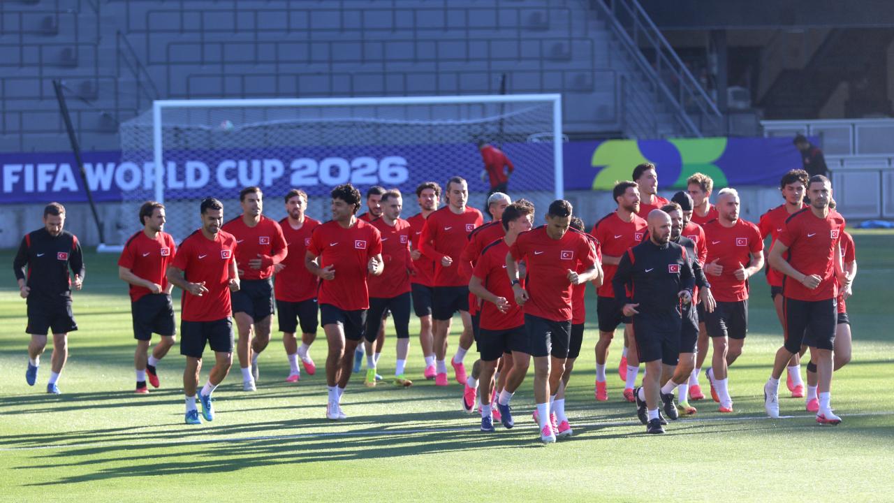 A Milli Futbol Takımımız San Francisco'daki ilk antrenmanını yaptı