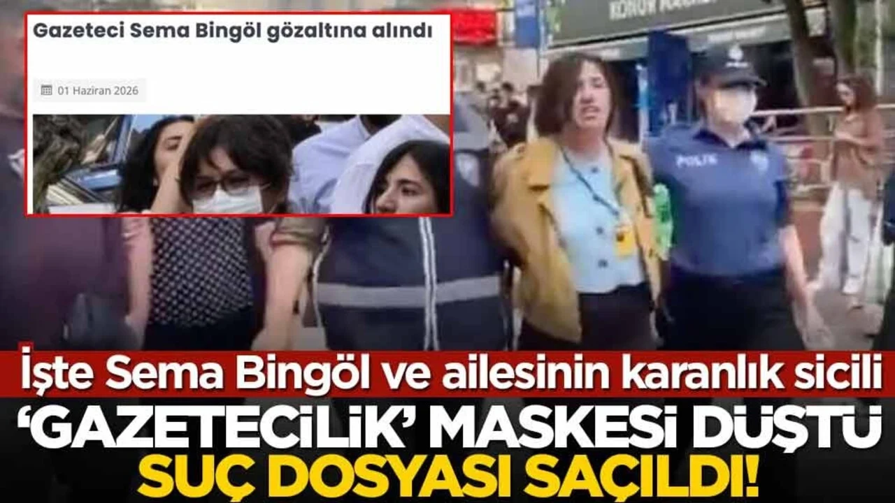 İşte Sema Bingöl ve ailesinin karanlık sicili! “Gazetecilik” maskesi düştü, suç dosyası saçıldı!