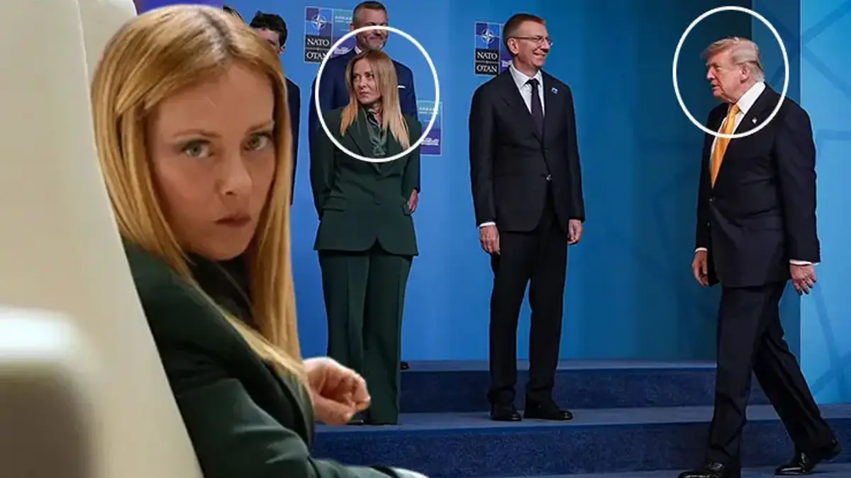 NATO aile fotoğrafında soğuk rüzgar! Meloni ile Trump arasındaki kriz kameralara yansıdı