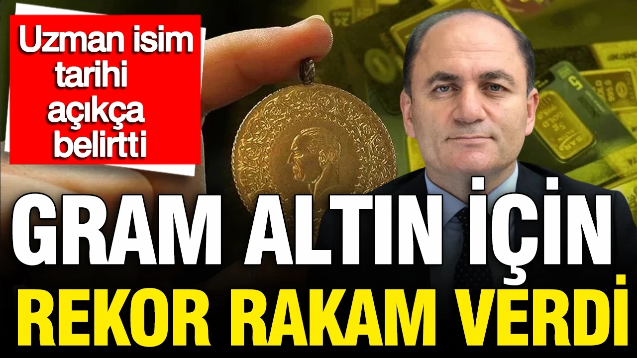 Sefer Şener gram altın için rakam verdi: Yıl sonunu işaret etti