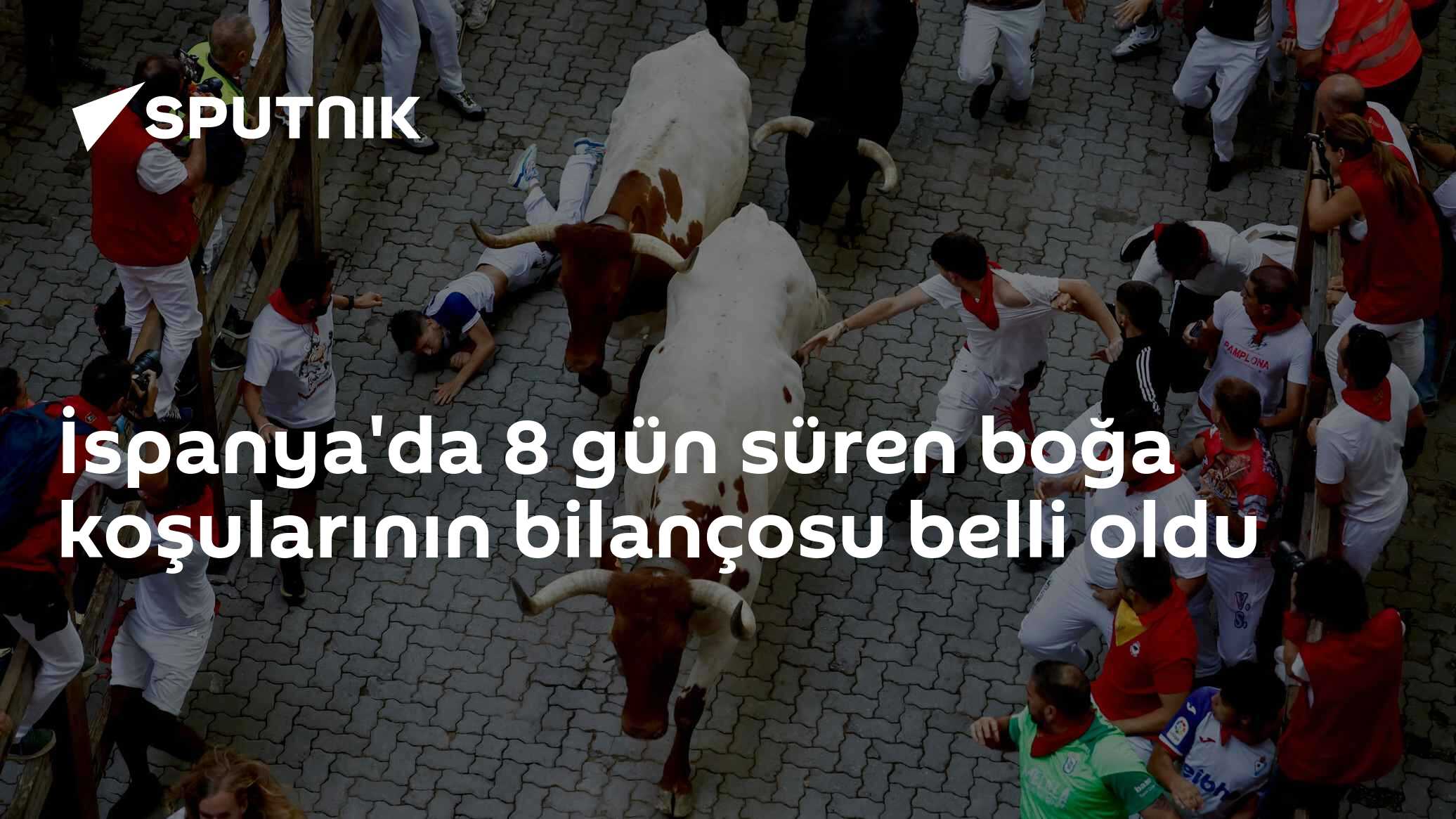 İspanya'da 8 gün süren boğa koşularının bilançosu belli oldu