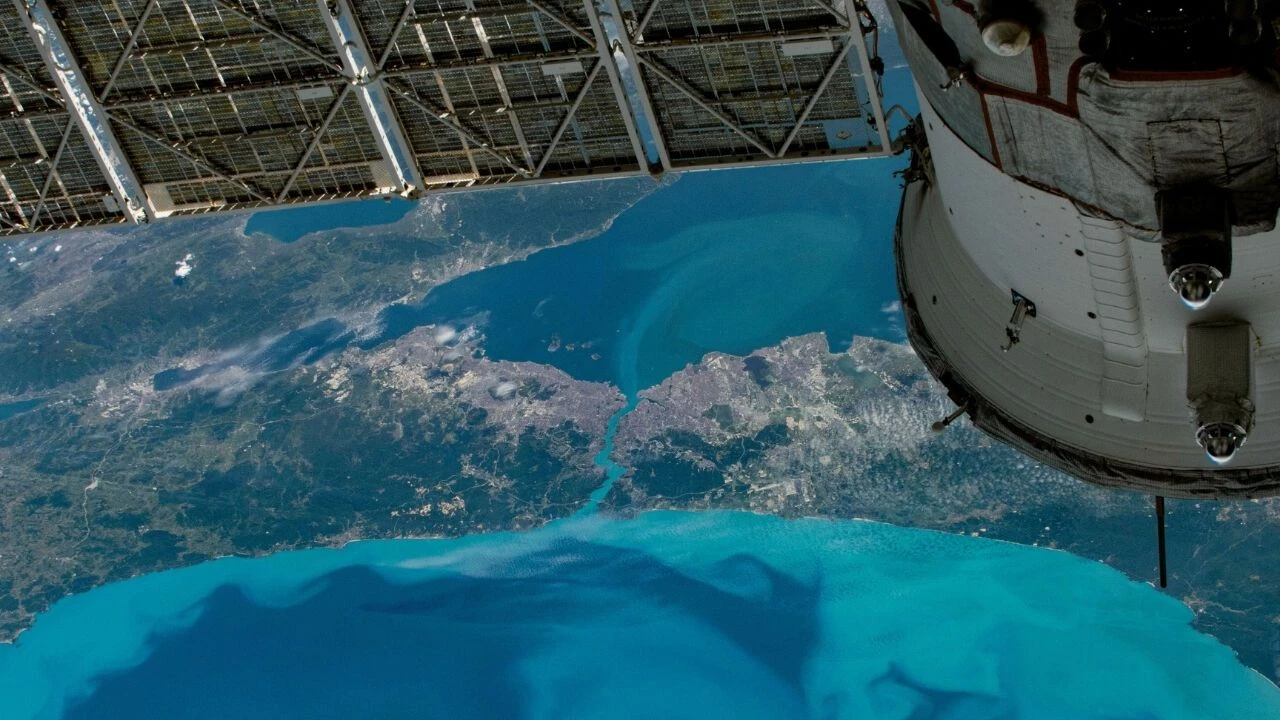 NASA'dan Karadeniz ve Marmara'nın büyüleyen görüntüleri