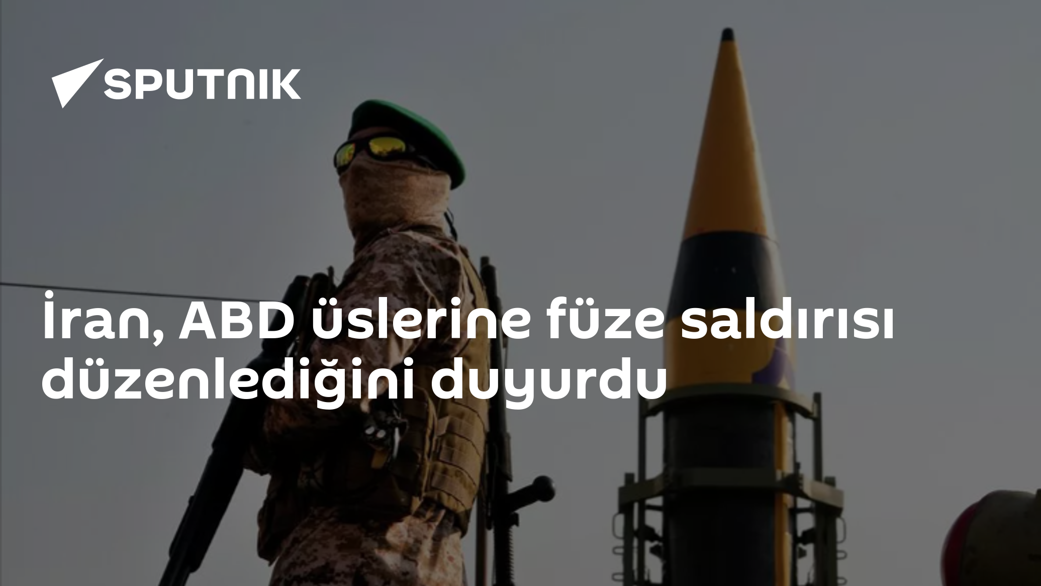 İran, ABD üslerine füze saldırısı düzenlediğini duyurdu