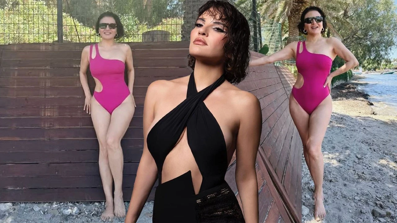 Göksel'den nefes kesen tatil paylaşımı! Mayolu pozlarıyla yıllara meydan okudu