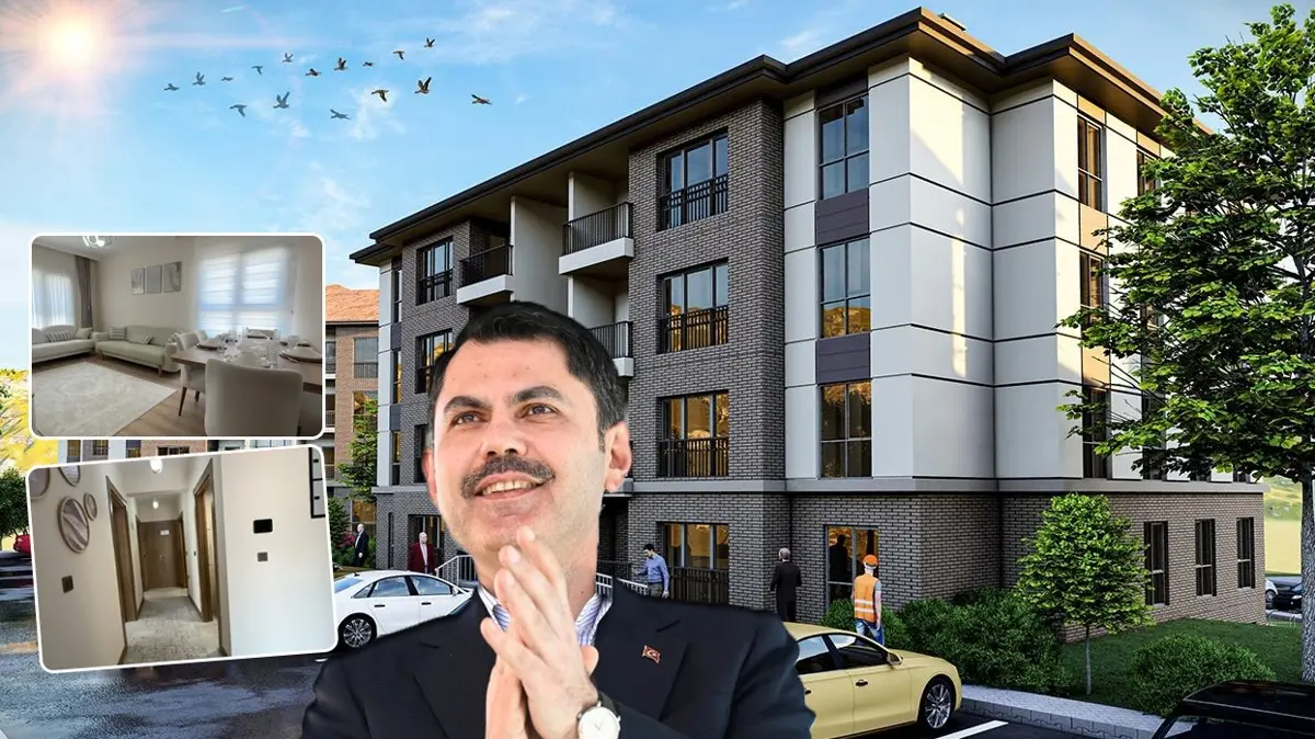 TOKİ'den 64 ilde dev hamle! Bakan Kurum örnek daireyi paylaştı