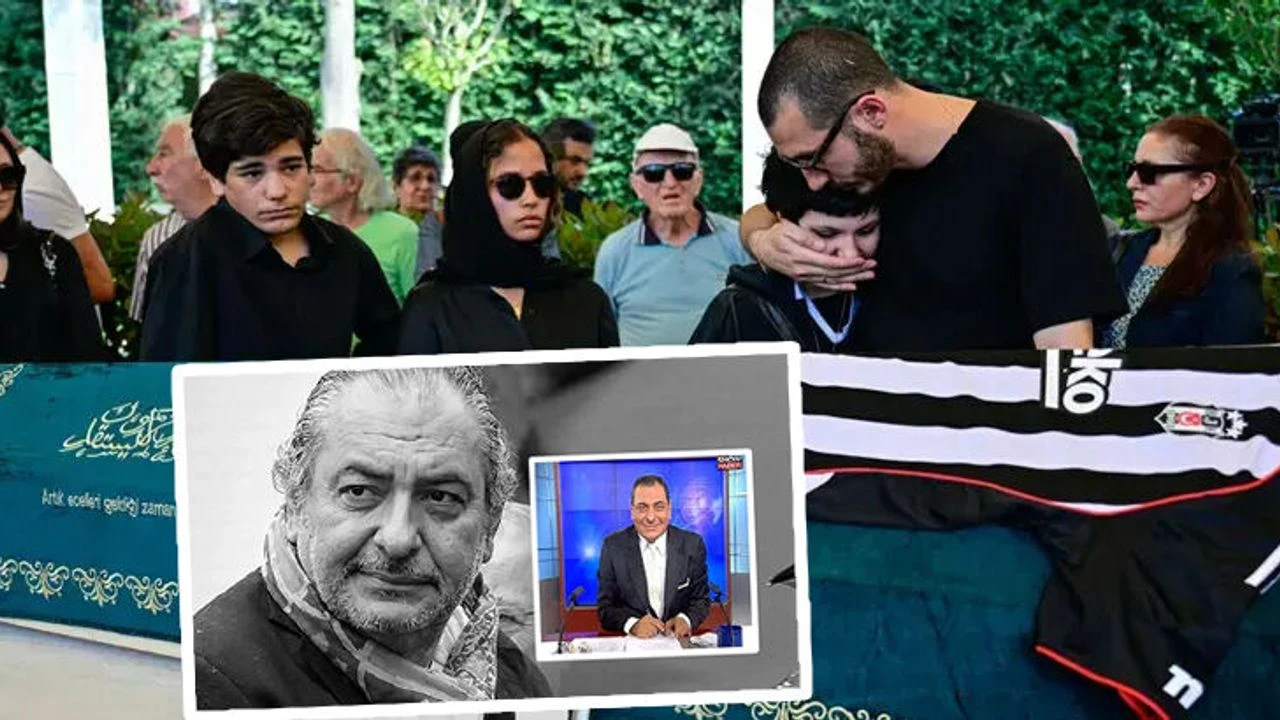 Evlatları tabutun başında ayrılmadı! Reha Muhtar son yolculuğuna uğurlandı